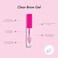 ModelCo Clear Eyebrow Gel - Lightweight And Colorless - Delivers Perfect Amount Of Product In Each Stroke - Groom, Shape And Set - Perfectly Polished Brows All Day - Strong, Flexible Hold - 0.08 Oz