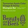 Beauty and the Bees Eco-Friendly Apple Cider Vinegar SHAMPOO BAR Hair Tonic Best For Oily Hair   ACV for Dandruff &amp; Dry Itchy Scalp   Organic Ingredients - Sulfate &amp; Paraben Free