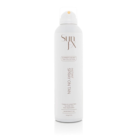 SunFX Summer&#39;s Secret Instant Self-Tanning Spray &ndash; Medium-Dark, 8oz   Streak-Free, Fast-Drying, Long-Lasting Self Tanner for a Natural Bronzed Glow