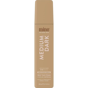 MineTan Dark Self Tanning Foams   Bronze Collection - Best Fake Tanner Mousse for a Deep Instant Bronzing Glow, 1 Hour Express, Face &amp; Body, Ultra Hydrating Formula, Coconut Scented, 6.7 Fl Oz