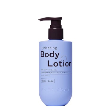 frank body Hydrating Body Lotion   Vegan &amp; Cruelty Free   Lightweight, Hydrating Gel- Lotion   With Hyaluronic Acid, Glycerin and Aloe Vera   Cucumber &amp; Waterlily Scent (250mL / 8.45 fl oz)