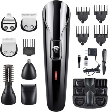 Beard Trimmer for Men - Cordless Trimmer, 8 Hour Life, Tool Free Adjustable Zero Gapped Blade, Barber Supplies, Mustache Trimmer