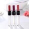 10 Pcs 5ml Empty Wine Bottles Shaped Plastic Lip Gloss Tubes Vials Mini Refillable Clear Lip Glaze Tubes Lipgloss Bottles Holder DIY Liquid Lipstick Tube Lip Oil Bottle Container for Woman Girl Makeup