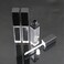 5 Pcs 7.5ml LED Light Lip Glaze Tubes with Mirrors Refillable Lip Gloss Bottles DIY Lip Balm Lipstick Tube Makeup Cosmetic Container for Woman Girl(Black)