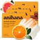 ANIHANA Shower Steamers 4 Pack with Orange &amp; Grapefruit Essential Oils, Paraben Free, Cruelty Free, Refreshing Orange Crush Scent, 1.76 oz Each