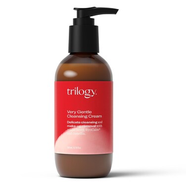 Trilogy Very Gentle Cleansing Cream, Soothe &amp; Cleanse Sensitive Skin, 6.76 fl oz