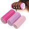 3pcs Hair Rollers, Hair Roller Curler Clips, Hair Dressing Curlers Self Adhesive Hair Rollers Portable Grip Holding Styling Curlers Hairdressing Roller Hairdressing Tool for Salon Home