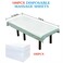 100Pcs Disposable Massage Table Sheets 31.5" x 71" Non-Woven Fabric Bed Covers for Ultimate Hygiene and Comfort in Massage, Tattoo, and Spa Treatments, Breathable and Durable Sheets(White)