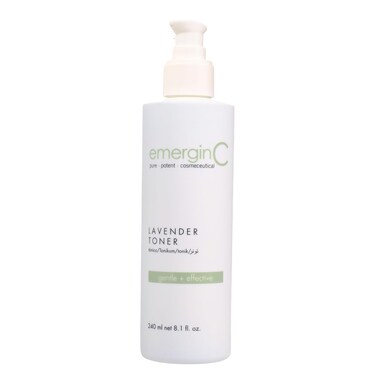 emerginC Soothing Lavender Toner - Gentle + Soothing Toner with Chamomile + Magnolia for Sensitive Skin + Minor Visible Redness (8.1 oz, 240 ml)