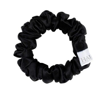 LIL' SILKY by HAI - Premium Scrunchie Elastic Hair Tie (Black)