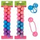 Expressions 16 PC Ponytail Balls Hair Elastics Collection Brightly Colored Ponytail Balls For Girls And Toddlers
