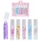 EXPRESSIONS 6pc Lip Gloss Set - High Shine Confetti Lip Gloss Tubes w/Rollerball Applicator Tips   Hydrating Roll On Lip Oils, Safe and Non-Toxic Lip Gloss Gift Set For Girls (SWEET GIRL)