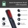 Premium Beard Mini Straightener Brush, Professional Straightener Brush for Men, Rechargeable 6400 mAh Straightening Tool Heated Comb, for Short &amp; Long Beards for Home and Travel