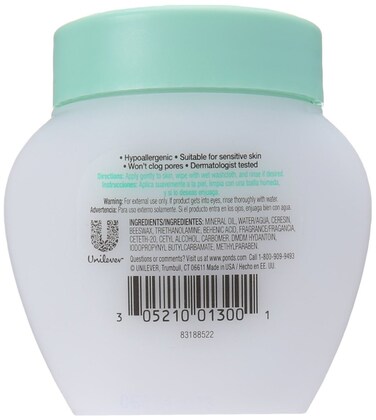 Pond's Cold Cream Cleanser 3.5 oz (Pack of 4)