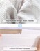 Disposable Bath Towels, 50 Pcs White Disposable Guest Towels 25.6&rdquo; x 11.8&rdquo;, Health and Safety, Spa and Salon Quality Softness, Hair Face Body Use, Towels for Bathroom