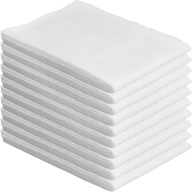 Disposable Bath Towels, 50 Pcs White Disposable Guest Towels 25.6&rdquo; x 11.8&rdquo;, Health and Safety, Spa and Salon Quality Softness, Hair Face Body Use, Towels for Bathroom