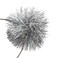 LUX ACCESSORIES Foil Strips Pom Poms Style Cat Ears Fashion Headband (SILVER)