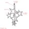 2Pcs Woman Silver Star Shape Shining Rhinestone Crystal Hairpin Hair Clip Metal Alloy Barrettes Hair Accessories for Party Wedding