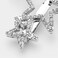 2Pcs Woman Silver Star Shape Shining Rhinestone Crystal Hairpin Hair Clip Metal Alloy Barrettes Hair Accessories for Party Wedding