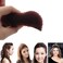 2PCS Women Lady Girls Soft Sponge Foam Hair Base Inserts Bump Up Hair Pads Stick Bun Maker Hair Styling Clip Hair Comb Braid Tool Hair Styling Accessories Brown