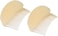 2PCS Women Lady Soft Sponge Foam Hair Base Inserts Bump Up Hair Pads Stick Bun Maker Hair Styling Clip Hair Comb Braid Tool Hair Styling Accessories Beige