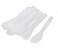 50 PCS 5 Inch Transparent Professional Plastic Facial Cream Mask Spatula Mixing and Sampling Mask Cream Cosmetic Spoon Facial Care DIY Accessories for Beauty Product