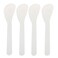 50 PCS 5 Inch Transparent Professional Plastic Facial Cream Mask Spatula Mixing and Sampling Mask Cream Cosmetic Spoon Facial Care DIY Accessories for Beauty Product