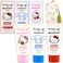 SANRIO The Creme Shop x Hello Kitty and Friends Hand Lotion - Bundle with 3 Shea Butter + Vitamin E Hello Kitty Lotions Scents Strawberry Peach, Vanilla Creme, More Plus Bookmark Lotion Pack