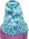 Wig - Turquoise Wavy Hair Style &amp; Wear Wig