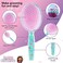 Gabby's Dollhouse Hair Brush with Magical Sparkling Stars Confetti HairBrush - Kids Ages 3+