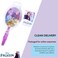 Frozen Hair Brush with Magical Sparkling Leaves Confetti HairBrush, Purple - Kids Ages 3+