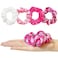 Barbie Hair Accessory 5 Pcs Set - 1 Regular 9 inch Hairbrush &amp; 4 Scrunchies - Detangling Brush Elastic Hair Ties Ropes, Ages 3+