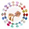 Disney 100th Anniversary Special Hair Accessory for Girls 18pc Disney Hair Bow Clips Featuring Favorite Characters with a String Bag Bow Holder with hanger. For all occasions &amp; ages 3+