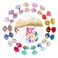 Disney 100th Anniversary Special Hair Accessory for Girls 18pc Disney Hair Bow Clips Featuring Favorite Characters with a String Bag Bow Holder with hanger. For all occasions &amp; ages 3+