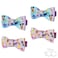 Disney Baby Girls Bows 4 Fully Lined With Soft Fabric Baby Bows Matching Newborn Bows For Girls Small Hair Clips for Baby Girl Hair Accessories Newborn Essentials Must Haves Baby Gifts for Girls
