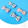 Disney Baby Girls Bows 4 Fully Lined With Soft Fabric Baby Bows Matching Newborn Bows For Girls Small Hair Clips for Baby Girl Hair Accessories Newborn Essentials Must Haves Baby Gifts for Girls