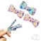 Disney Baby Girls Bows 4 Fully Lined With Soft Fabric Baby Bows Matching Newborn Bows For Girls Small Hair Clips for Baby Girl Hair Accessories Newborn Essentials Must Haves Baby Gifts for Girls