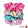 LUV HER Gabby's Dollhouse Cute Scrunchies for Girls of All Ages - 4 Large Hair Scrunchies for Girls - 4 Printed Scrunchies with Your Favorite Characters - Hair Accessories for girls 3+