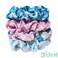 LUV HER Disney Stitch Scrunchies for Girls of All Ages - 4 Large Hair Scrunchies for Girls - 4 Printed Scrunchies with Your Favorite Characters - Hair Accessories for girls 3+
