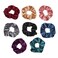 8 Pcs Velvet Jumbo Hair Scrunchies for Girls, Women, Elastic Ties Bands, Cute Ponytail Holder Styling Accessories, 8 Colors
