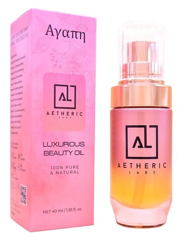 Facial Anti-Aging Beauty oil, 100% Natural, and Vegan.