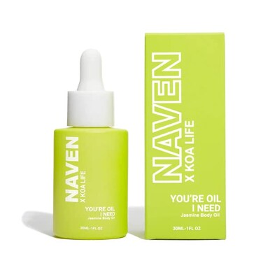 KOA LIFE NAVEN x You're Oil I Need - Anti-Aging Jasmine Body Oil   For Radiant, Glowing and Even Skin Tone   Vegan, Cruelty and Chemical Free