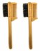 Pocket Sapling Mustache Brush &amp; Comb (2-Pack) from Green Beard Grmng - Boar Bristle &amp; Bamboo