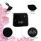 Microfiber Makeup Remover Washcloths Set of 6 - Soft, Reusable Face Towels for Makeup Removal   Eco-Friendly Embroidered Cleaning Cloths - Multipurpose Make Up Eraser Rags &ndash; (Black/Silver)