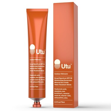 SPF30 Daily Moisturizer Mineral Sunscreen   Hyaluronic Acid, Squalane, Vitamin C+E   Clean, Reef Safe, Cruelty Free, Broad Spectrum (75 mL   2.5 fl oz)