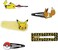 Bioworld Pokemon Pikachu Eevee 5-Pack Hair Clip