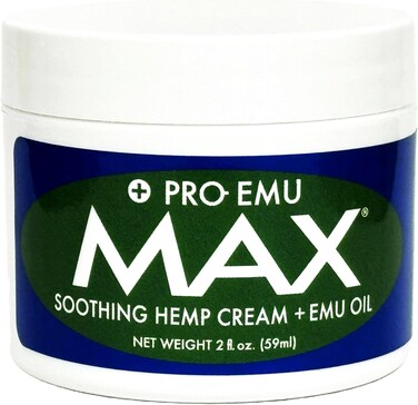 MAX - Hemp Cream + Emu Oil - Soothing Cream with Arnica and Rosemary