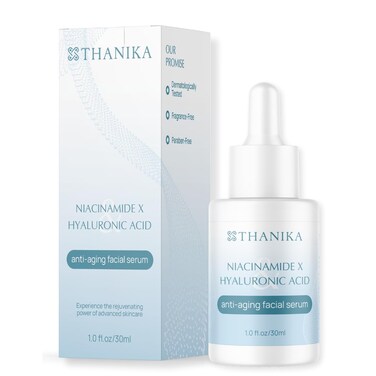 10% Concentration of Niacinamide Serum with Hyaluronic Acid, Anti-Aging and Moisturizer, All Skin Type Face Serum for Women 1 fl oz.