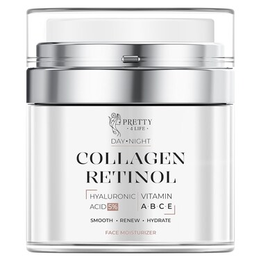 Advanced Anti-Aging Cream - Collagen, Retinol, Hyaluronic Acid &amp; Vitamin C - Moisturizer for Face, Neck &amp; D&eacute;collet&eacute; - Firms, Hydrates &amp; Reduces Wrinkles - Day/Night Formula - 1.7 oz