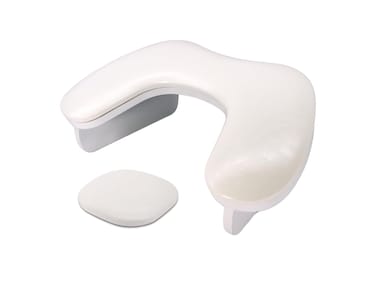 Generic LUCRUM U-Shaped Nail Arm Rest: Professional Nail Tech Manicure Ergonomic Arm Rest Butterfly Armrest Microfiber PU Leather Hand Rest Pillow Nail Arm Cushion (WHITE)